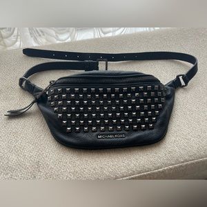 Michael Kors leather studded Fanny pack.